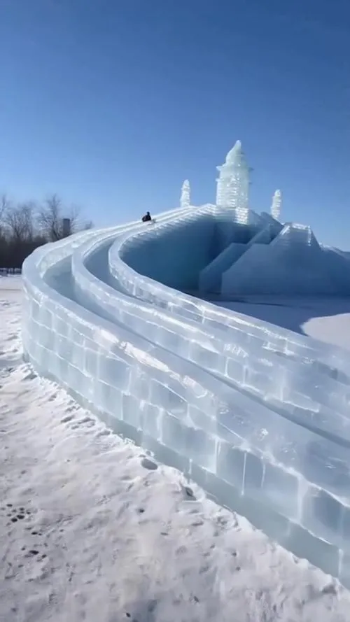 The Super Ice Slide at Harbin Ice and Snow World