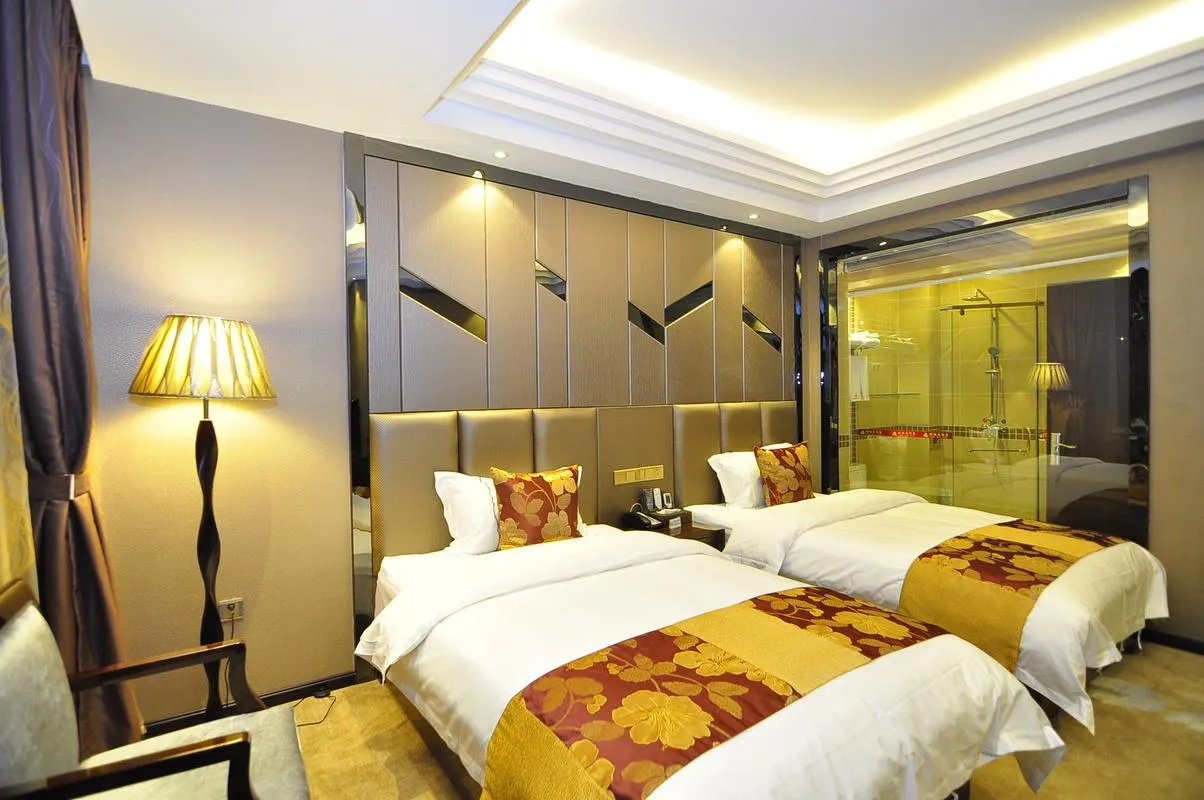 Typical budget-chain hotel room in China