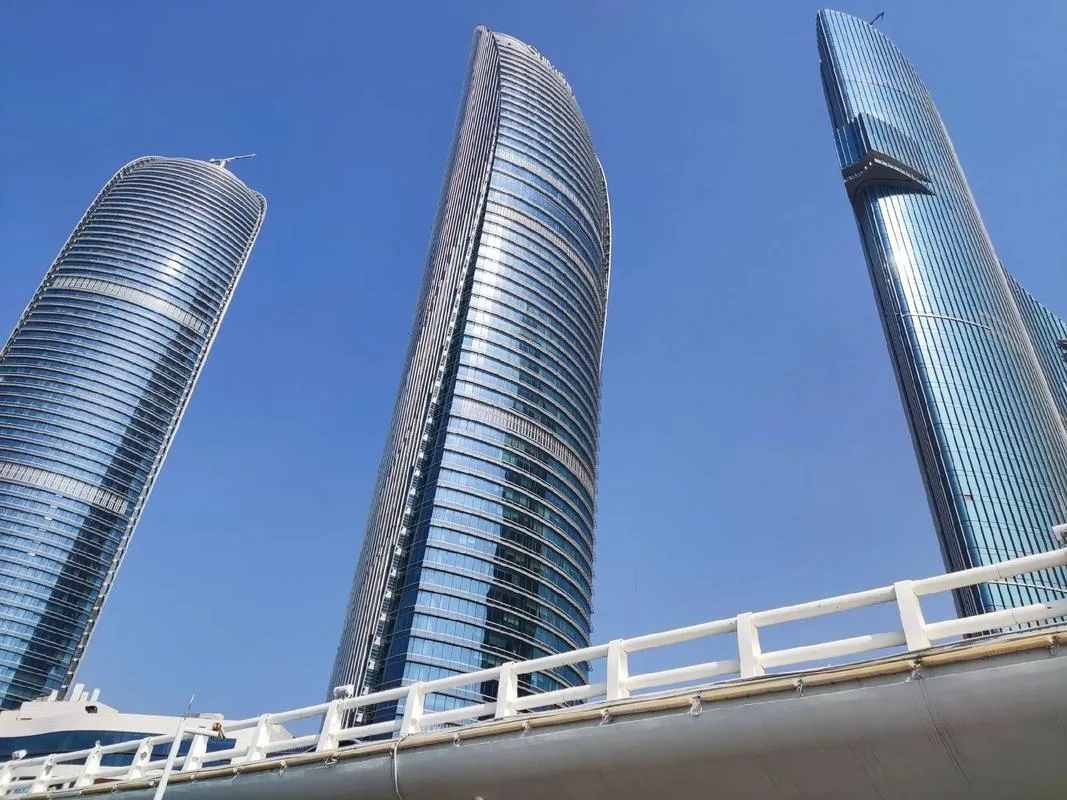 Xiamen's Twin Towers on the waterfront