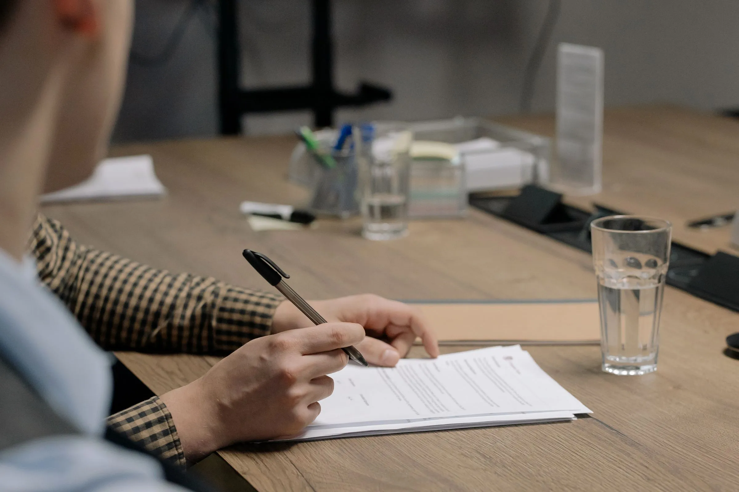 Insurance documents and receipts