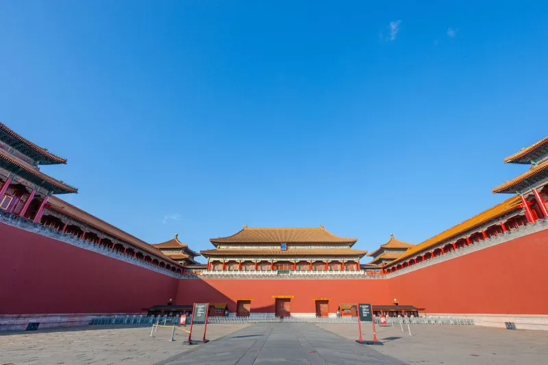 The Meridian Gate of the Forbidden City