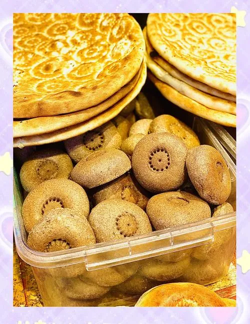 Xinjiang Naan — a large round flatbread, the soul food of the Uyghur people